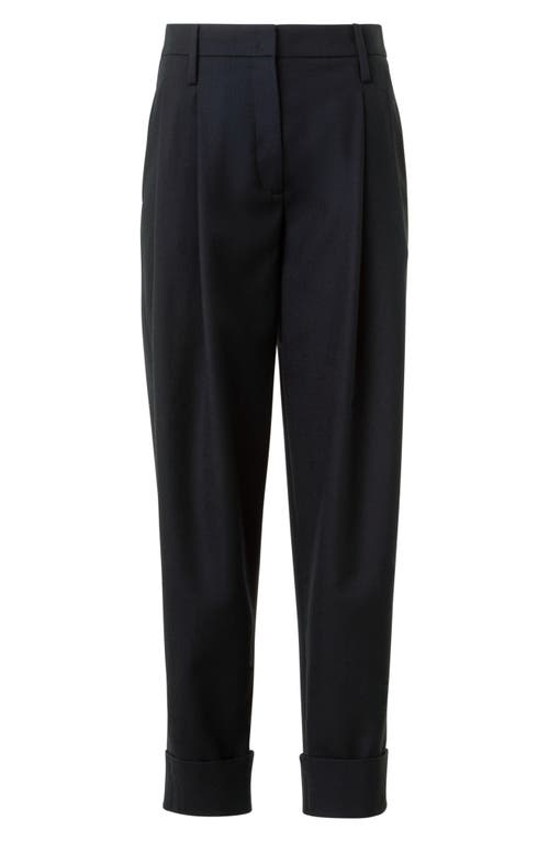 Akris Punto Franklyn Signature Virgin Wool Pants In Black