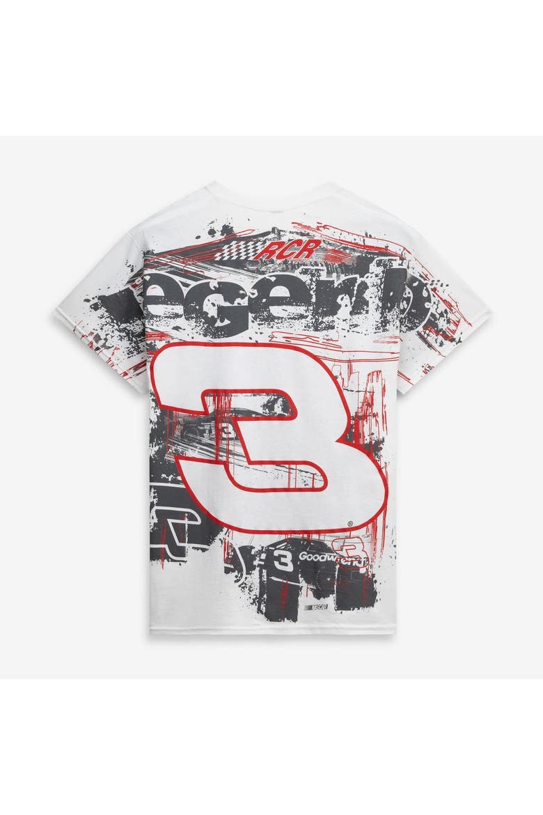 Men's Classic Ink  White Richard Childress Racing Goodwrench Total Print T-Shirt, Alternate, color, White