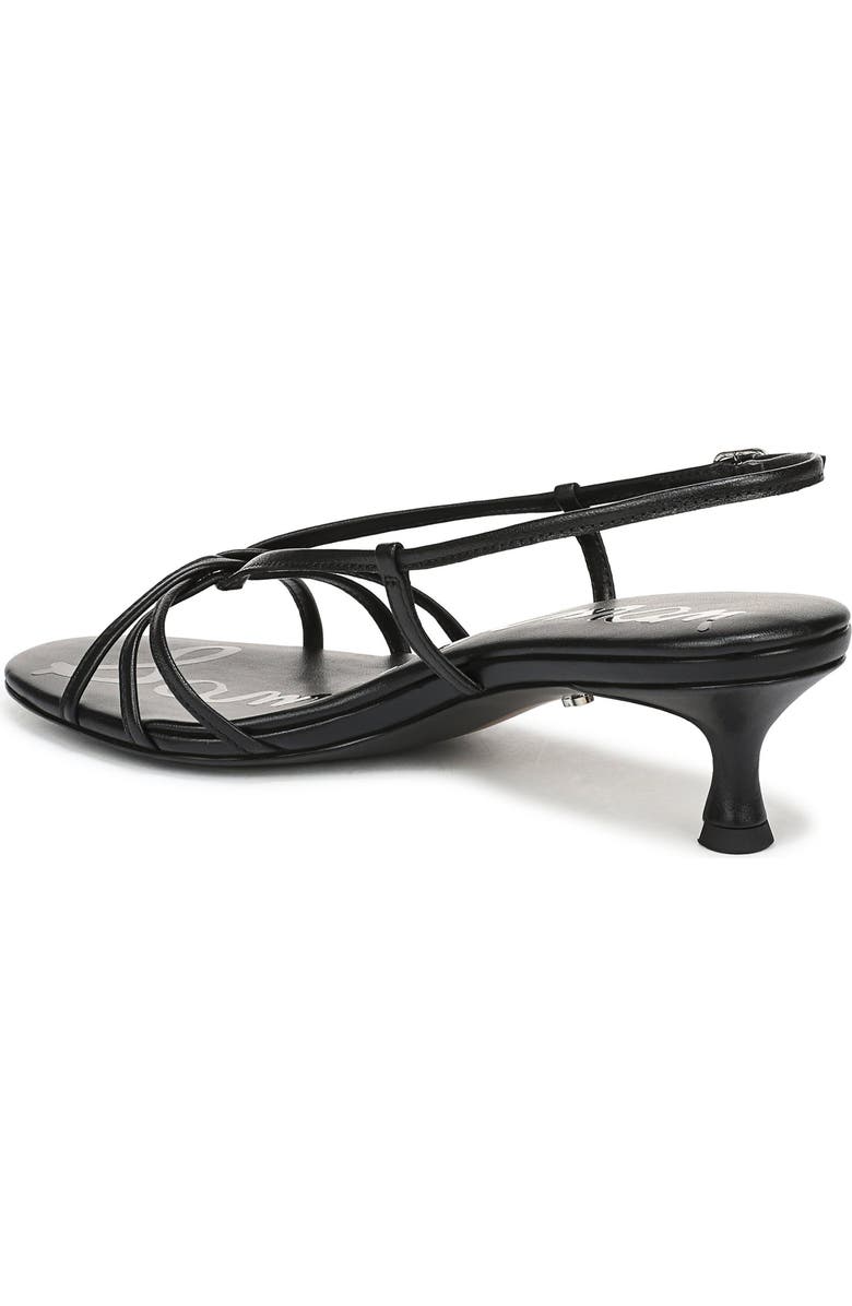 Sam Edelman Cressa Slingback Kitten Heel Sandal, Alternate, color, Black