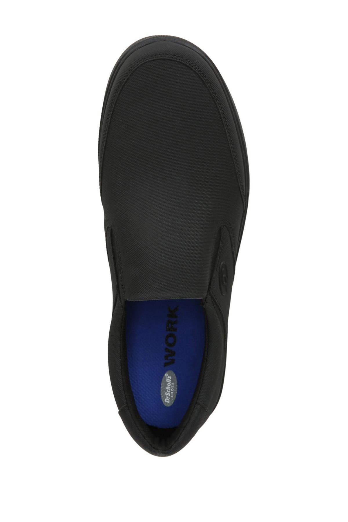 Dr. Scholl's Valiant Slip Resistant Slip-On Sneaker, Alternate, color, Black