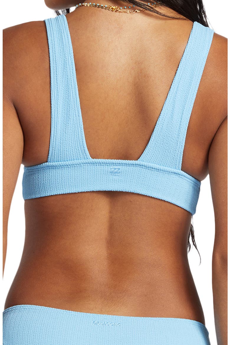 Sunrays Remi Plunge Bikini Top, Alternate, color, BLUE DREAM