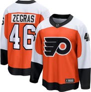 FANATICS Men's Fanatics Trevor Zegras Orange Philadelphia Flyers Home Breakaway Jersey
