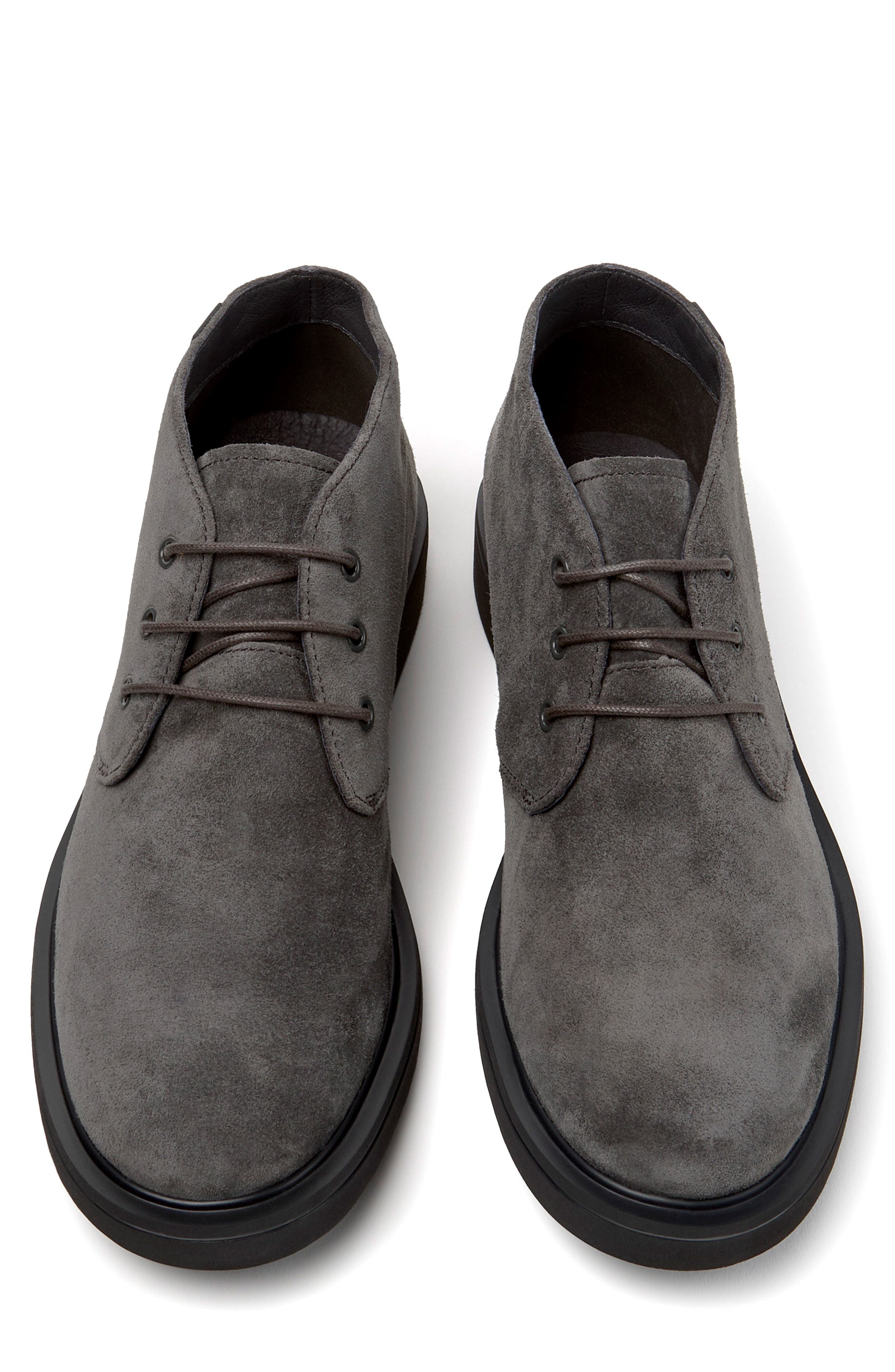 Norman Leather Desert Boot, Alternate, color, DARK GRAY