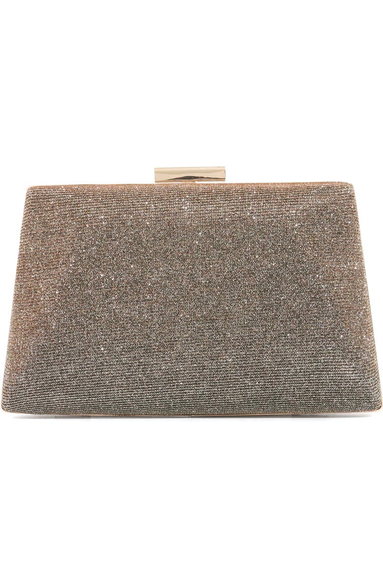 Dune London Bellaria Frame Clutch, Alternate, color, Bronze