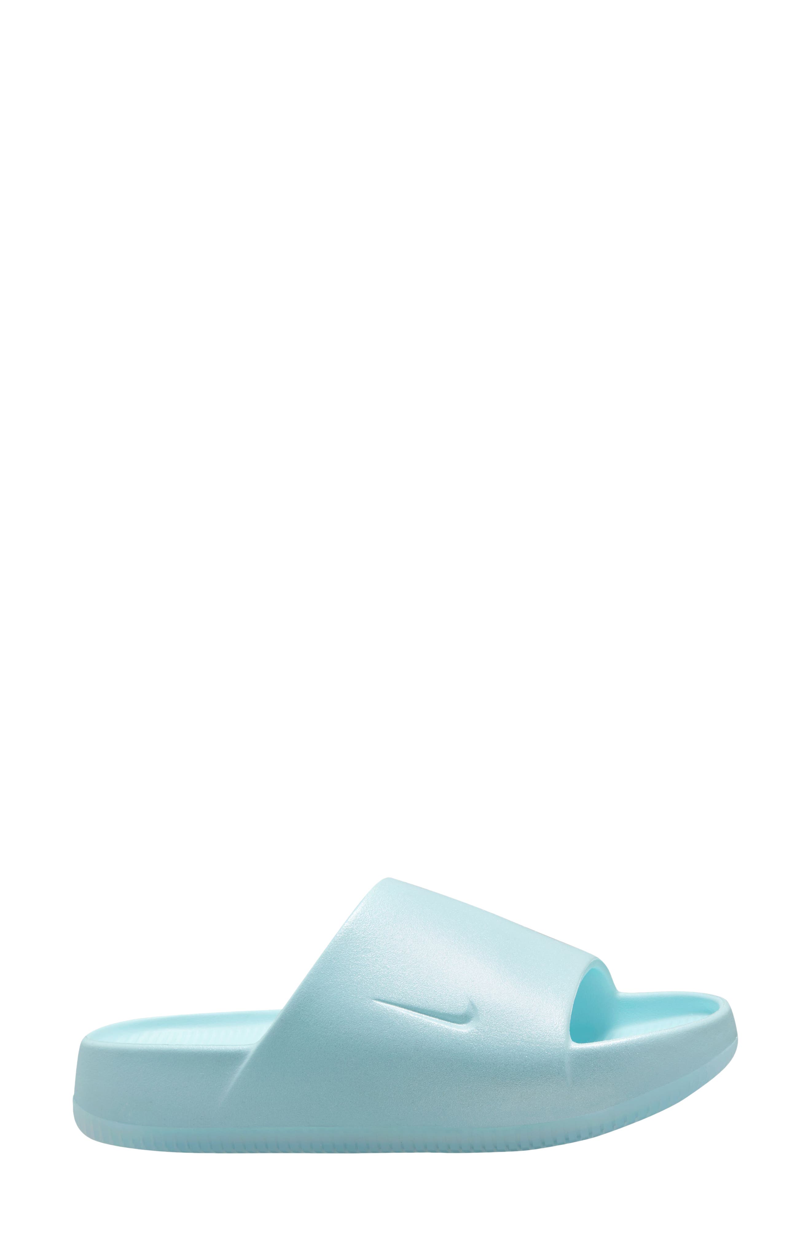 Calm Slide Sandal, Main, color, GLACIER BLUE/ GLACIER BLUE