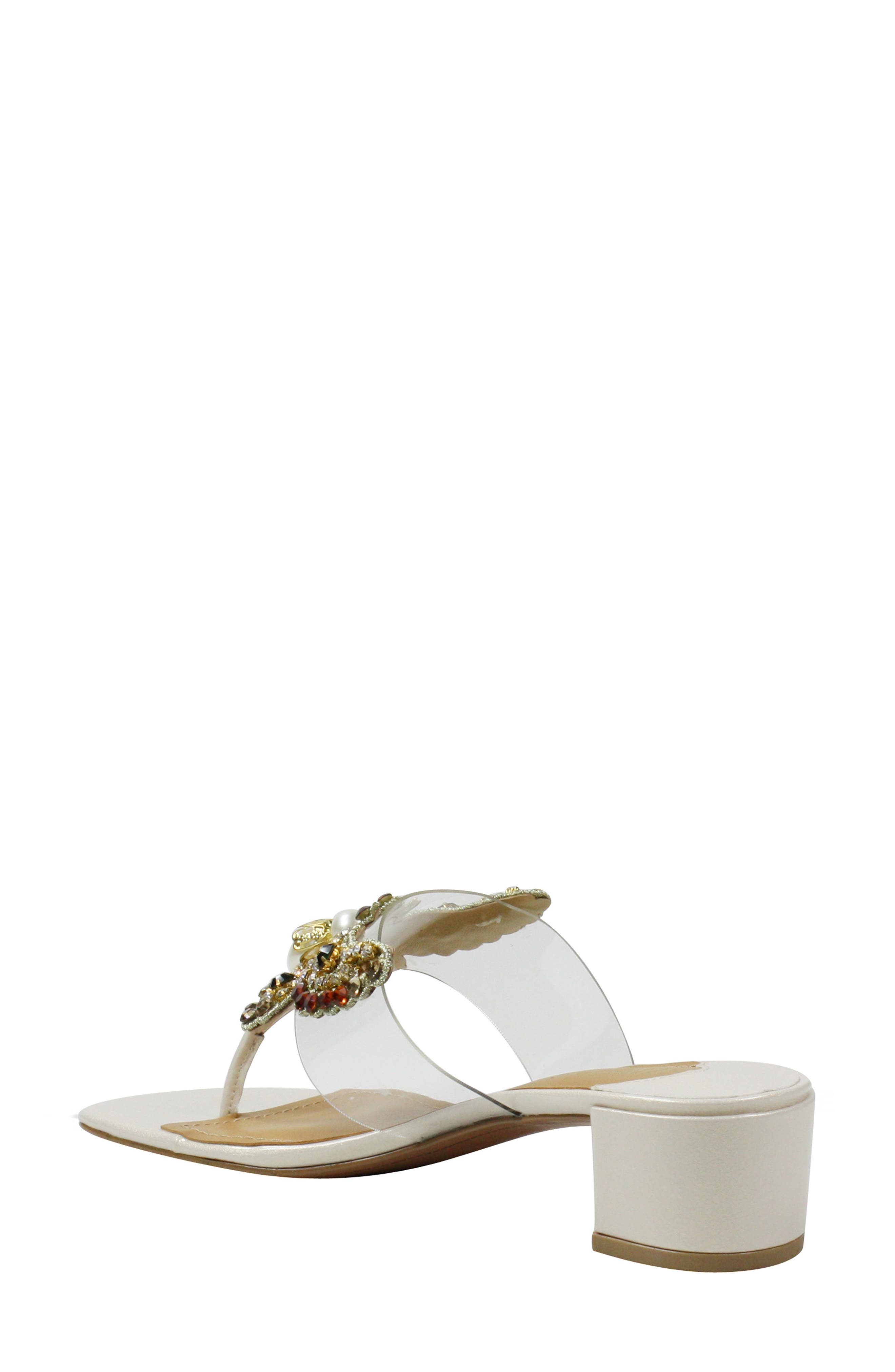 J. Reneé J.Renée Wynyard Embellished Flip Flop, Alternate, color, 