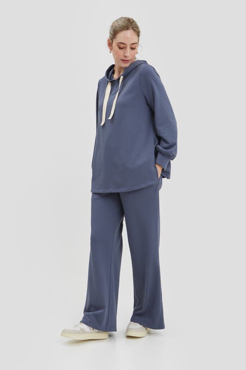 Nom Maternity Walker Lounge Pant In Gray