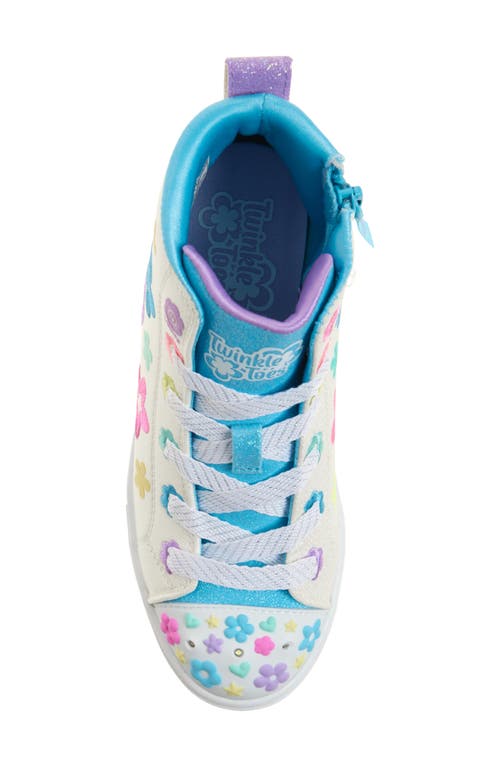 Skechers Kids' Twinkle Sparks Light-up Sneaker In White/multi