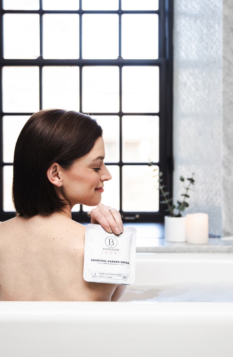 Bathorium Charcoal Garden Detox Crush Bath Soak, Alternate, color,