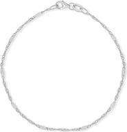 Bony Levy 14K White Gold Station Chain Bracelet