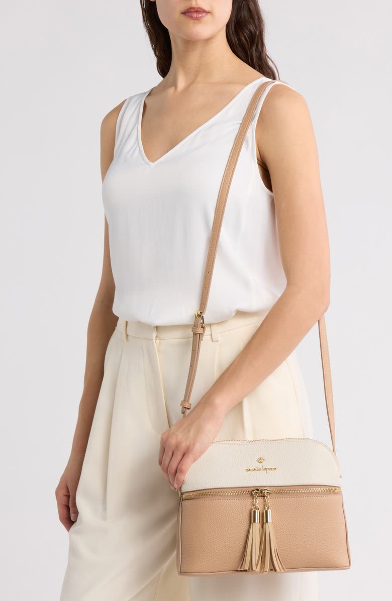 Nanette Lepore Colorblock Triple Section Crossbody Bag, Alternate, color,
