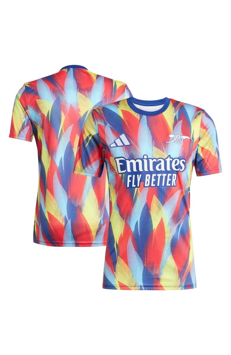 adidas Men's adidas Blue Arsenal 2025/26 AEROREADY<sup>®</sup> Pre-Match Top, Main, color,