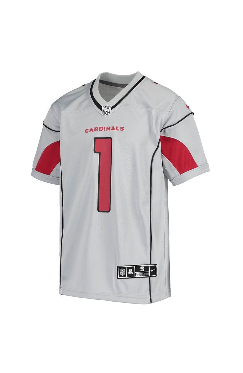 Nike Youth Nike Kyler Murray Silver Arizona Cardinals Inverted Team Game Jersey, Alternate, color, 