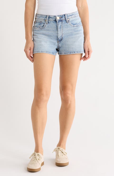 Elle High Waist Denim Shorts (Magnolia)