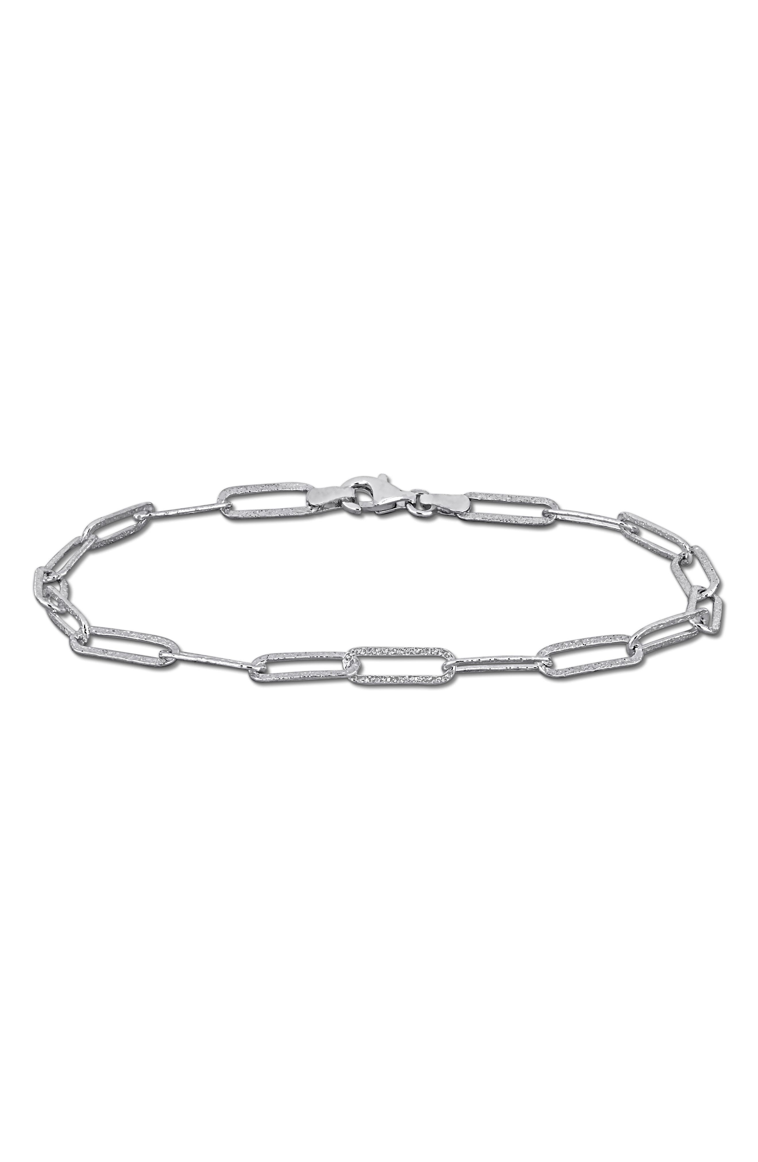 DELMAR Paperclip Link Bracelet