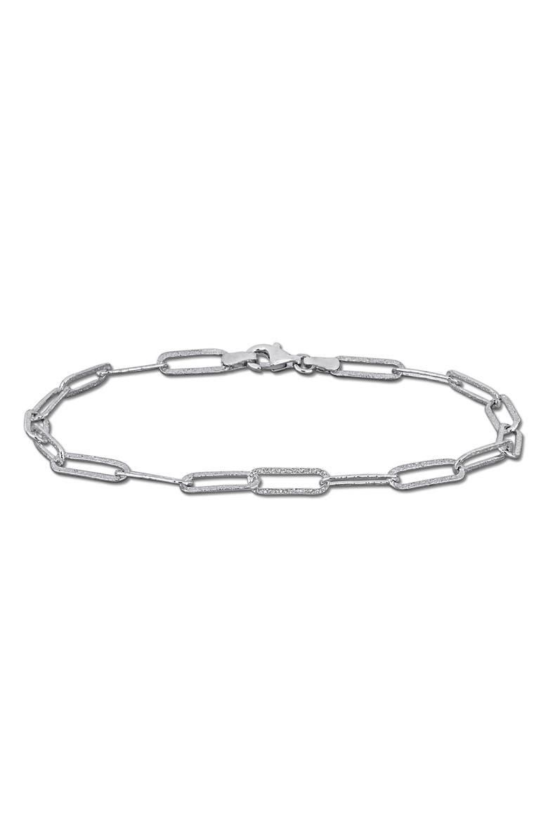 DELMAR Paperclip Link Bracelet, Main, color,