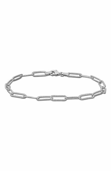 DELMAR Paperclip Link Bracelet