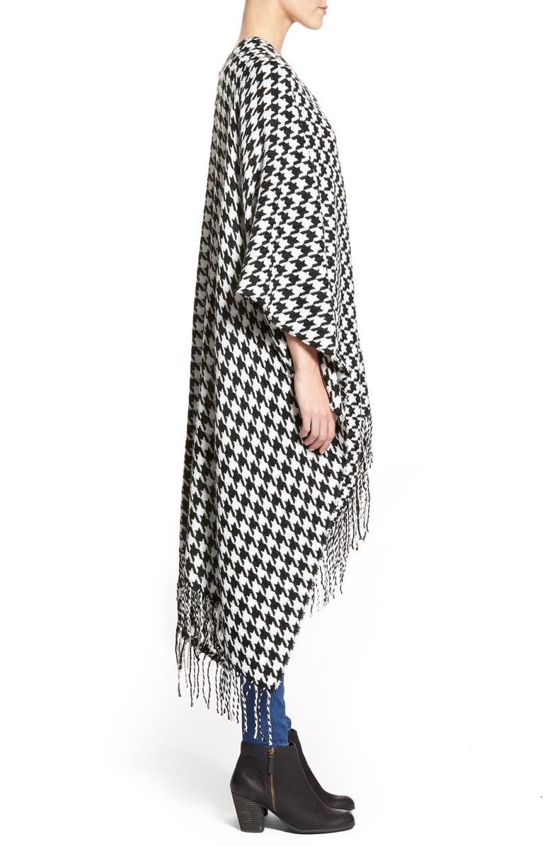 Capelli New York Capelli of New York Houndstooth Cape, Alternate, color,
