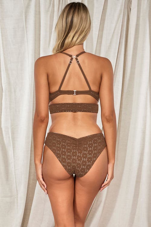 Swim Systems Kaia In Cocoa Daisy Eyelet