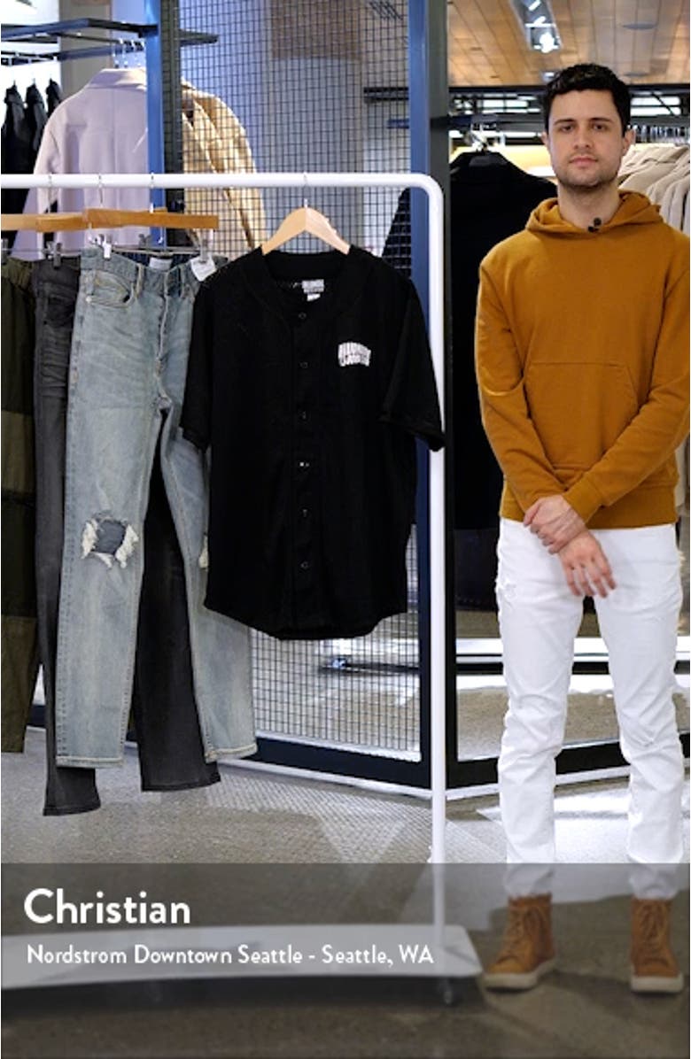 Men's BB Cadet Mesh Short Sleeve Button-Up Baseball Jersey, sales video thumbnail