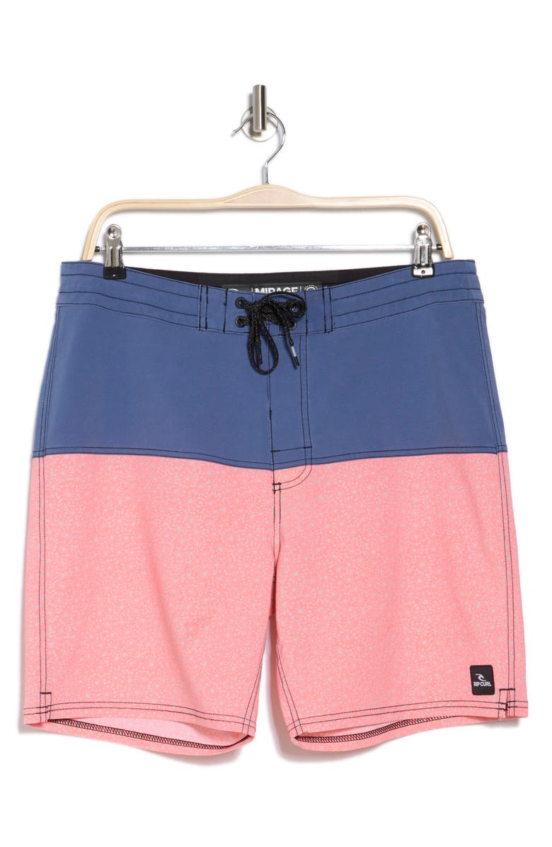Rip Curl Mirage Downline Swim Shorts, Alternate, color, Coral