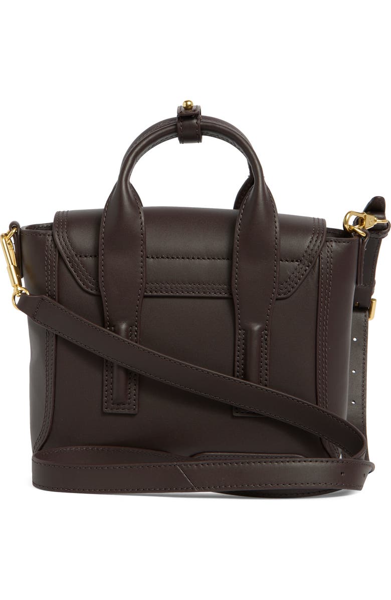 3.1 Phillip Lim Mini Pashli Leather Satchel, Alternate, color, Chocolate