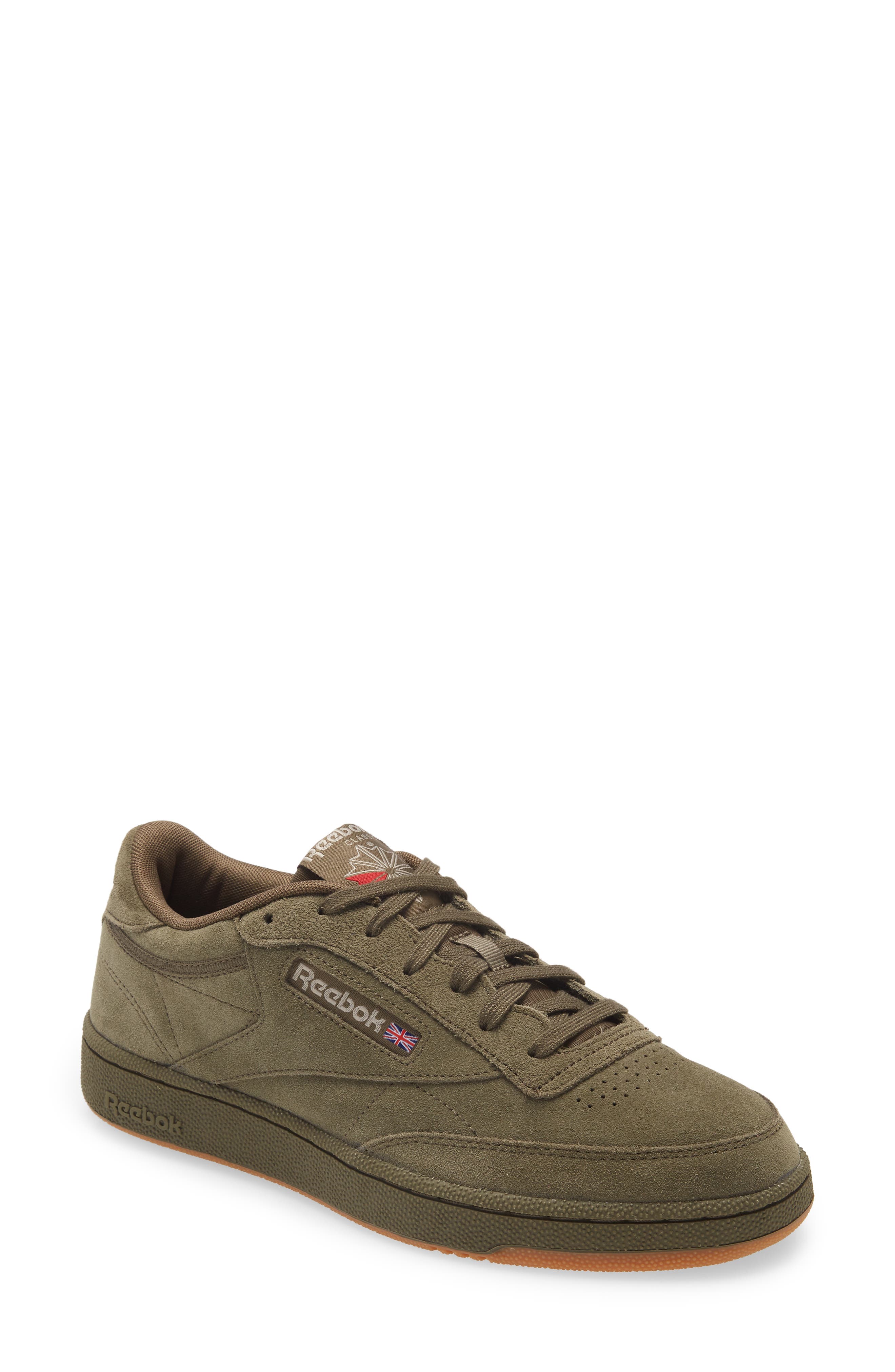 C 85 Sneaker, Main, color, GREEN/BEIGE
