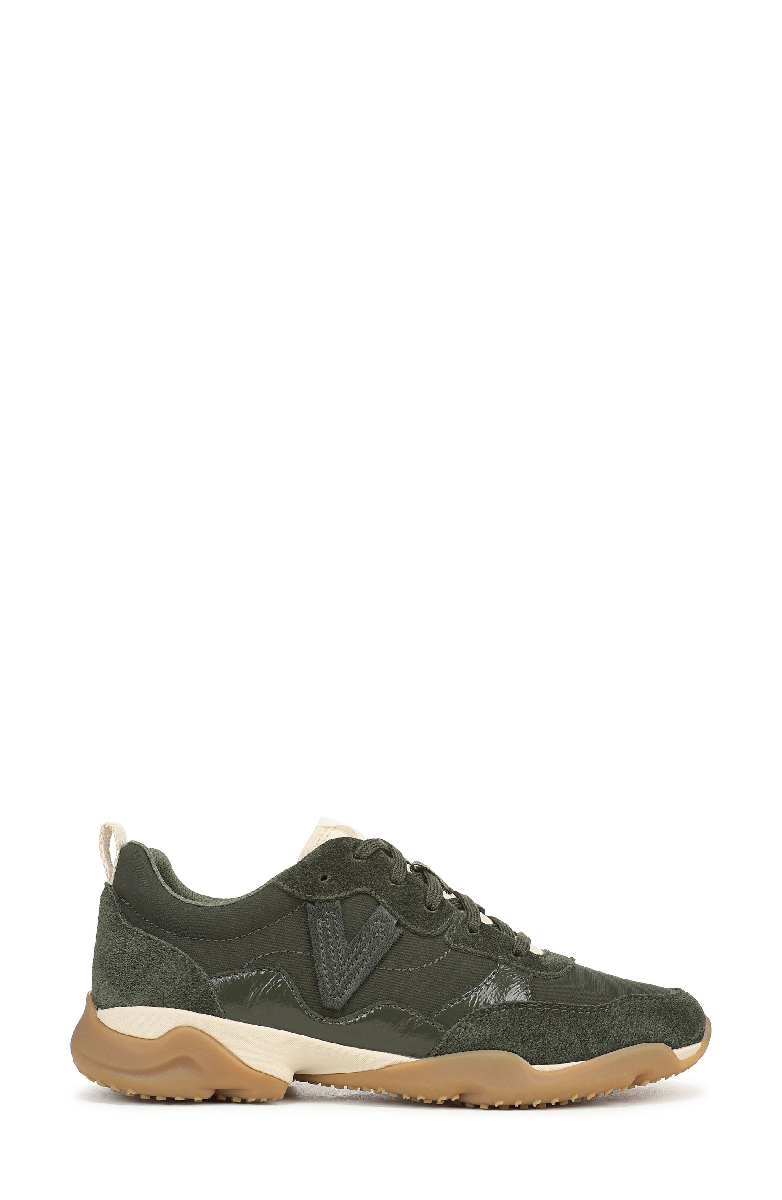 Walk Slim Glide Sneaker, Alternate, color, OLIVE MOSS SUEDE