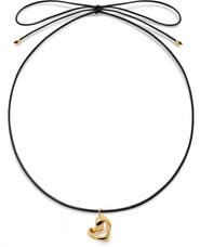 Monica Vinader Infinity Heart Cord Necklace