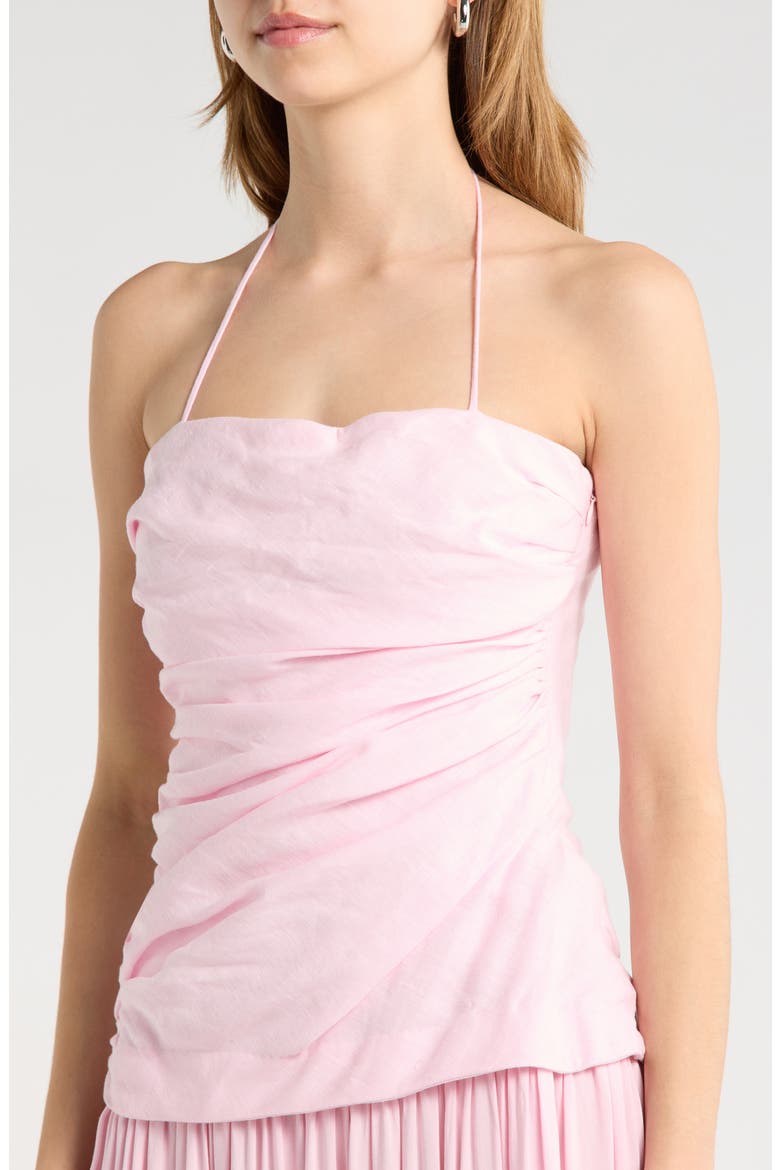 Notte Halter Maxi Dress, Alternate, color, PALAZZO