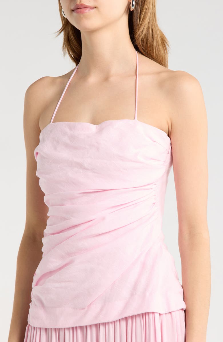 Faithfull the Brand Notte Halter Maxi Dress, Alternate, color, Palazzo