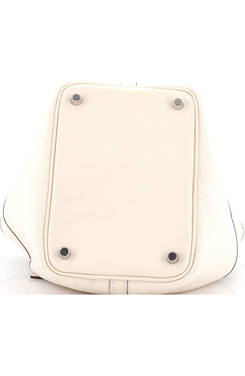 Pre-Owned Hermes Cargo Picotin Lock Bag Canvas and Swift PM, Alternate, color, Nata