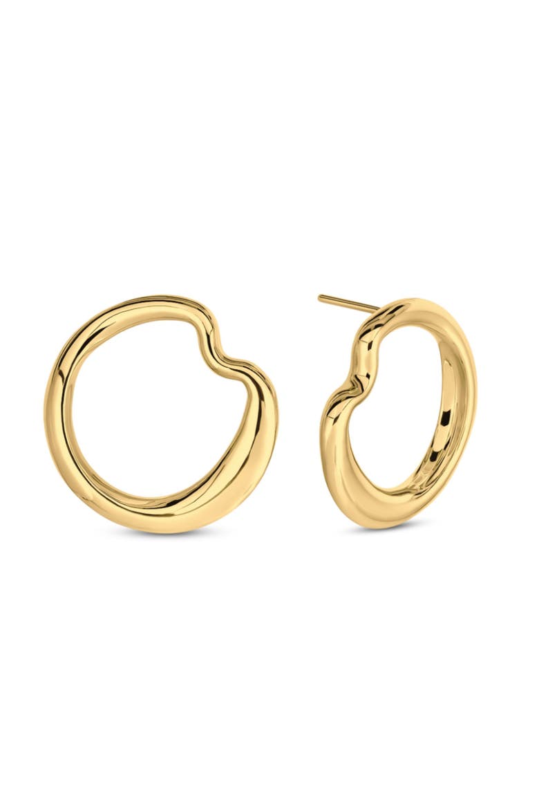 Tufa Earrings, Main, color, Gold