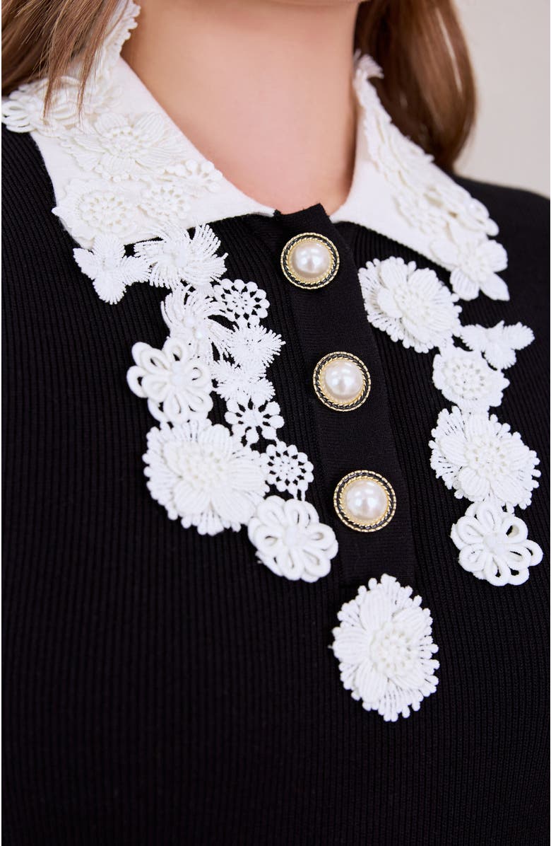 Anne Fontaine Kitty Dress, Alternate, color, Black