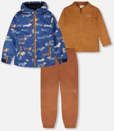 Deux par Deux 3-in-1 Two-Piece Mid-Season Dog Outerwear Set