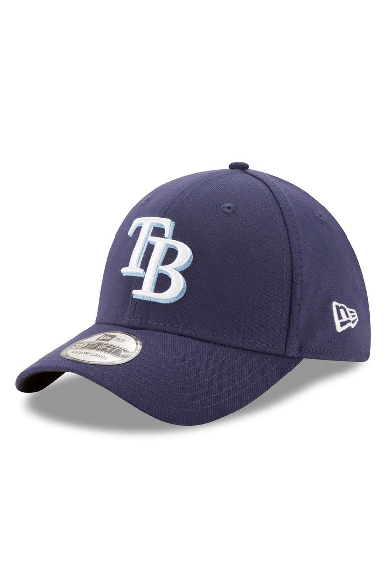 Men's New Era Navy Tampa Bay Rays 2024 MLB World Tour: Dominican Republic Series 39THIRTY Flex Hat, Alternate, color, Navy