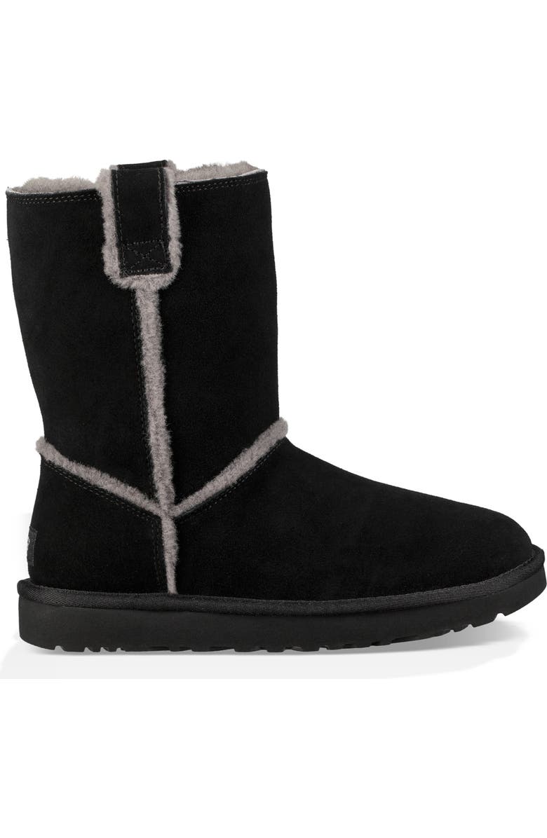 UGG<sup>®</sup> Classic Short Spill Seam Genuine Shearling Boot, Alternate, color,