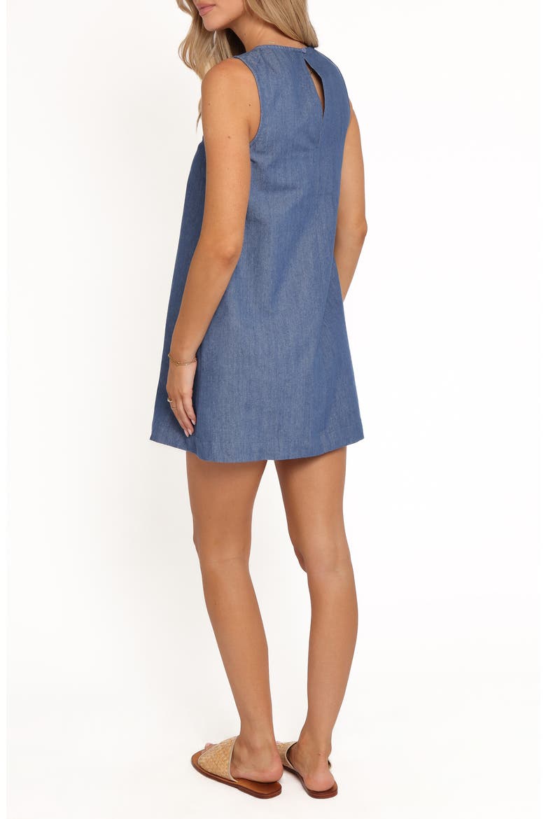 Nicklin Shift Minidress, Alternate, color, DENIM