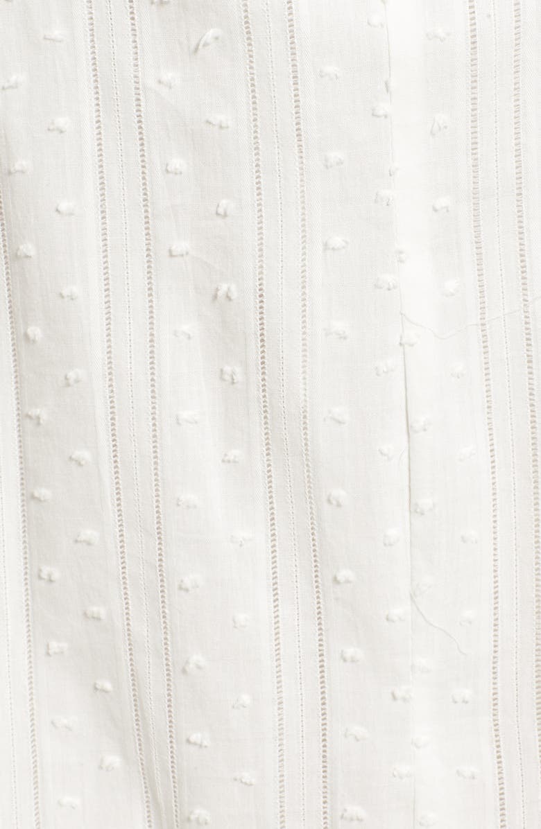 LOST INK Cotton Crochet Mix Ruffle Dress, Alternate, color, 