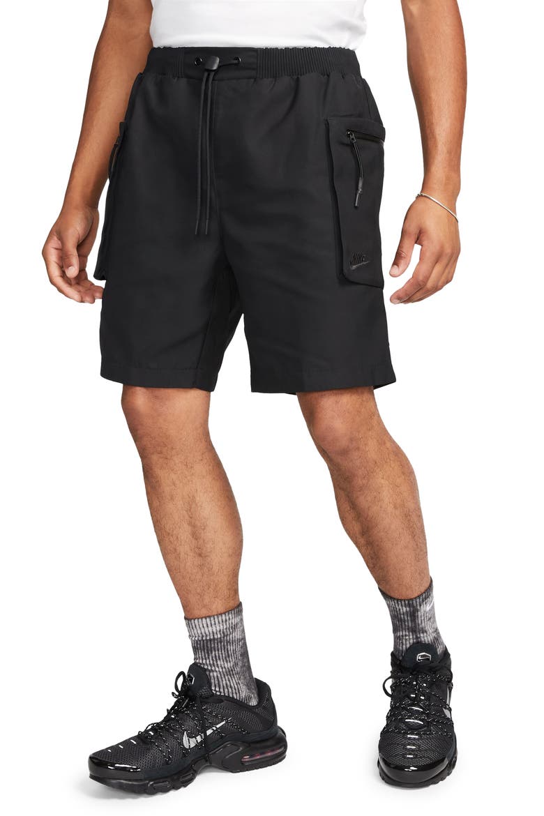 Sportswear Tech Pack Utility Shorts, Main, color, BLACK/ BLACK/ BLACK