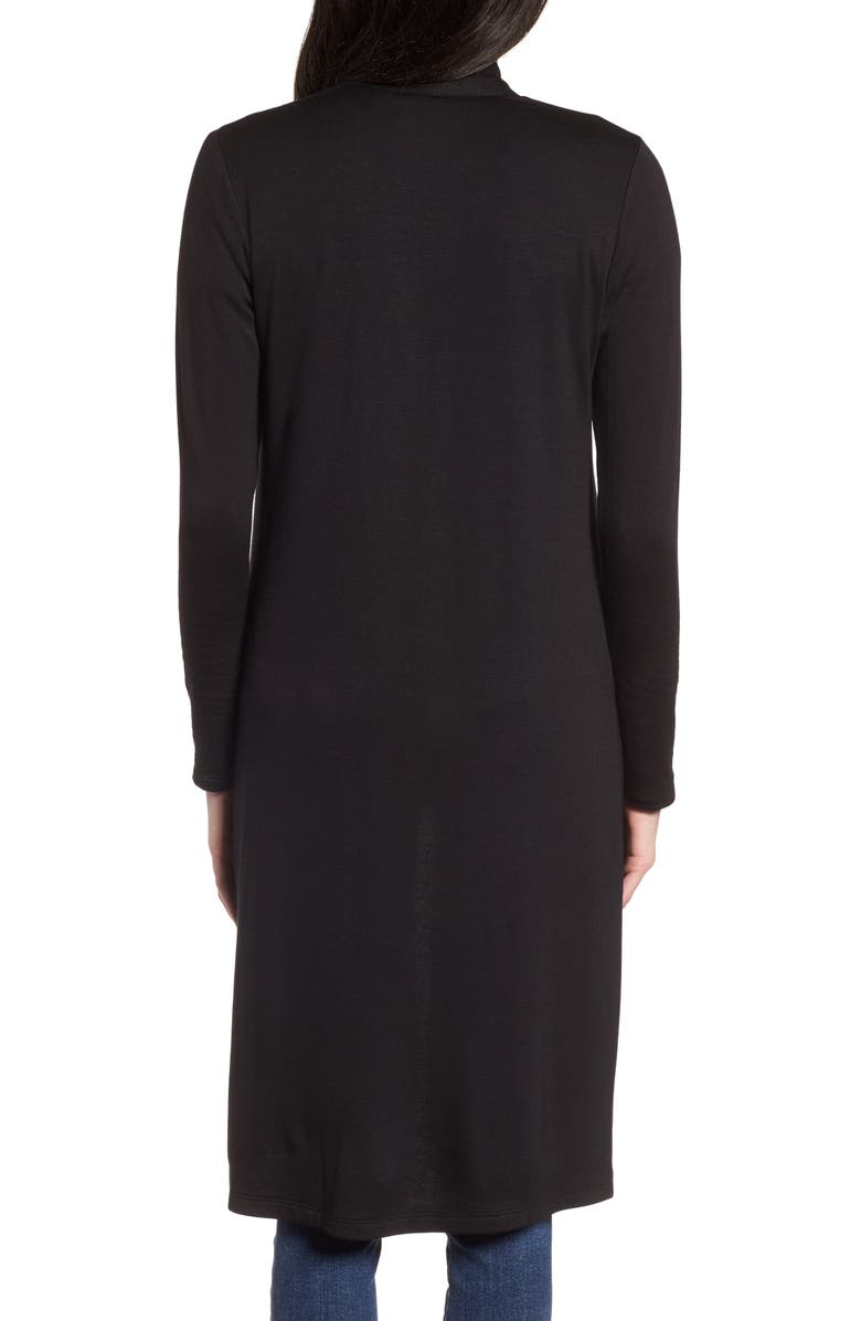 Bobeau Elegant Fleece Cardigan, Alternate, color, 