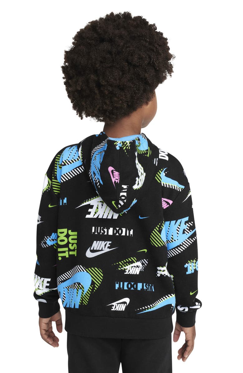 Nike Kids' Active Joy French Terry Hoodie, Alternate, color, Black