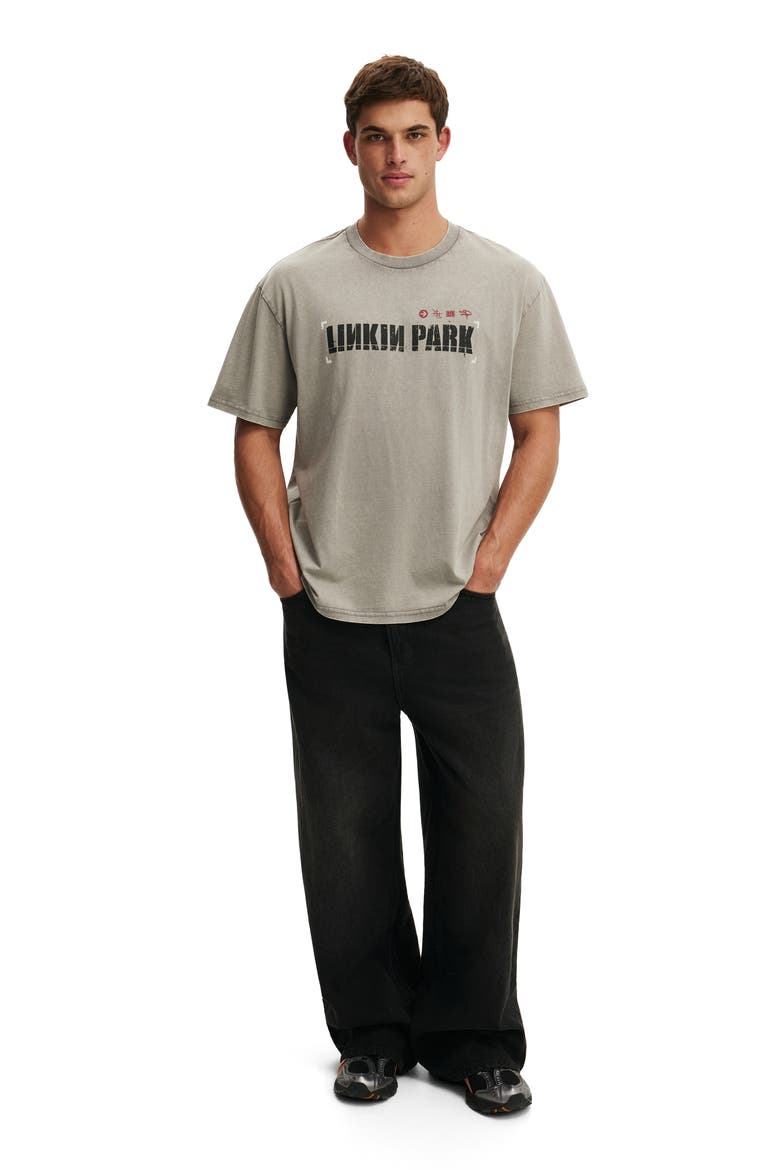 Men's Everyday Fit Music T-Shirt, Alternate, color, Lcn Cor Slate Stone  Linkin