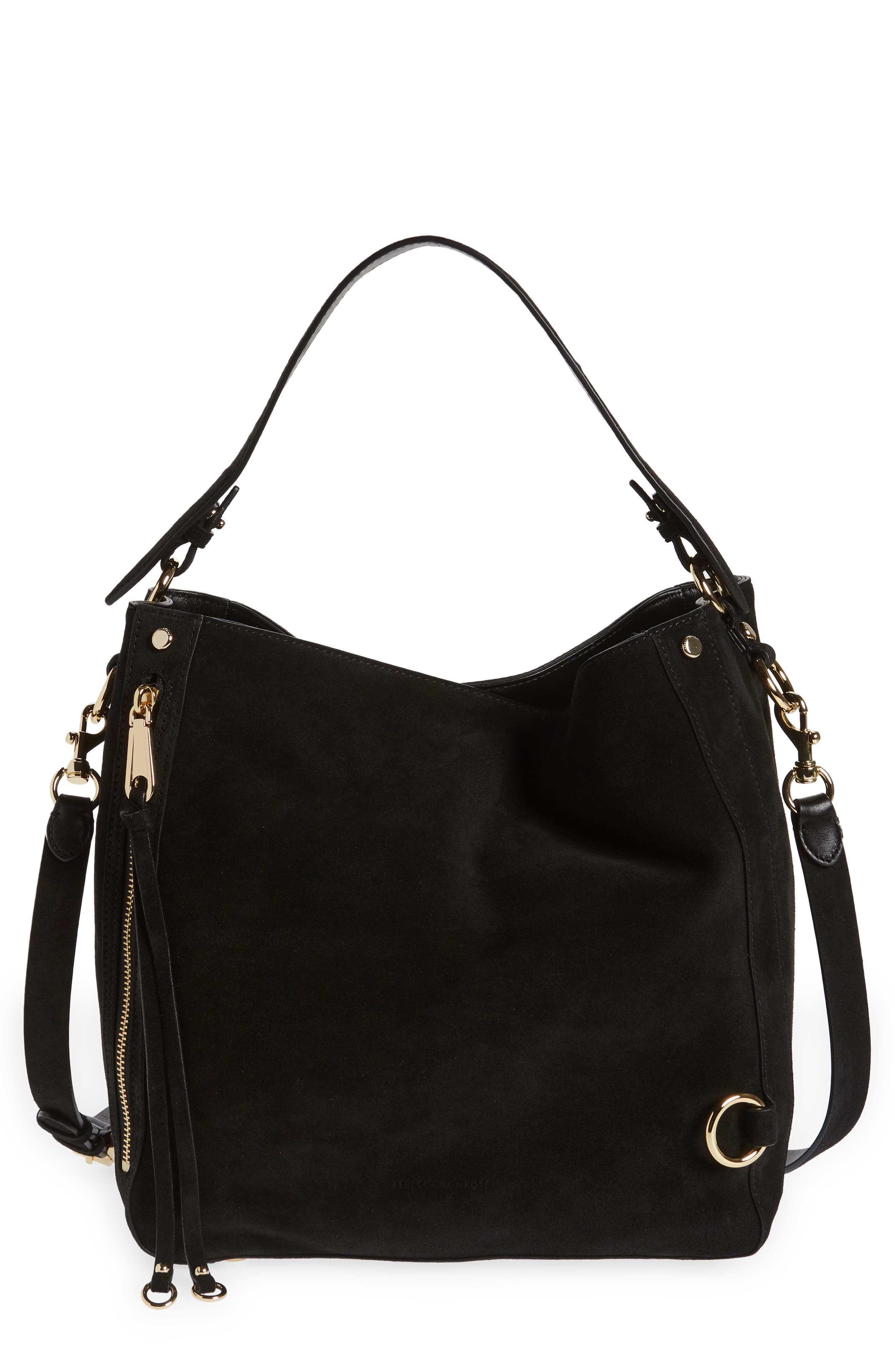 Rebecca Minkoff Mab Leather Hobo Bag, Main, color, 