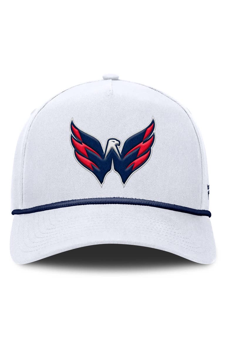 FANATICS Men's Fanatics White Washington Capitals Rope A-Frame Adjustable Hat, Alternate, color, 