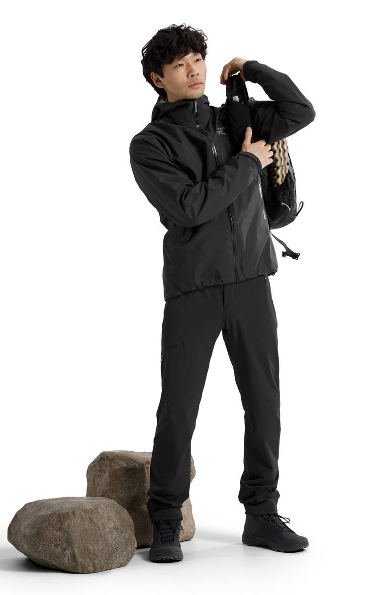 Arc'teryx Beta SL Hybrid Gore-Tex<sup>®</sup> Hooded Jacket, Alternate, color, Black