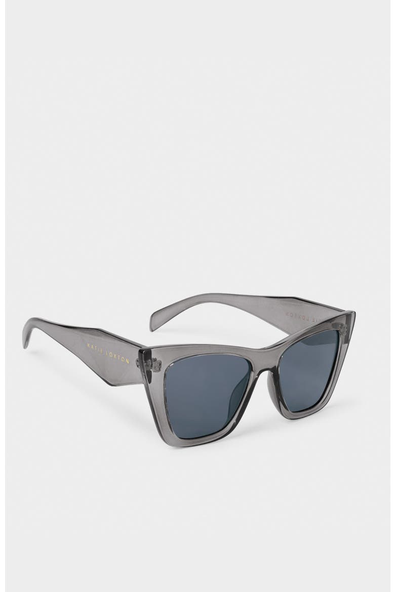 Porto Sunglasses, Alternate, color, Grey Transparent
