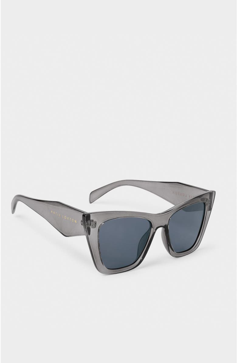 Katie Loxton Porto Sunglasses, Alternate, color, Grey Transparent