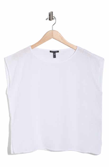 Eileen Fisher Linen Square Top