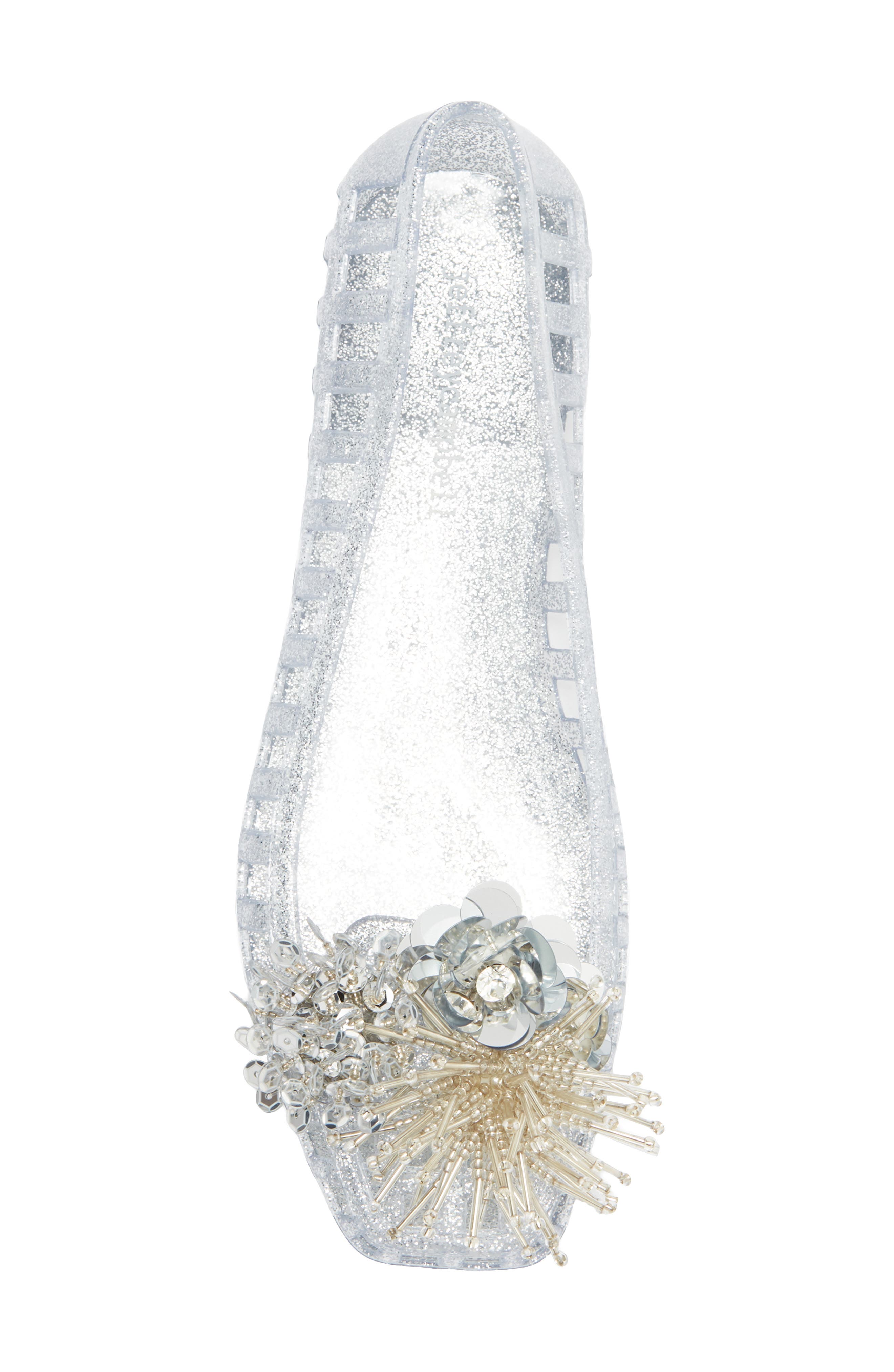 Urchinz Flat, Alternate, color, SILVER GLITTER SILVER